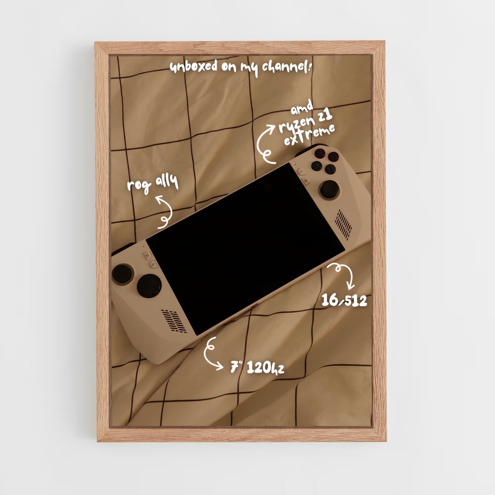 Poster Handheld rétro – affiche Consoles (vue 4)